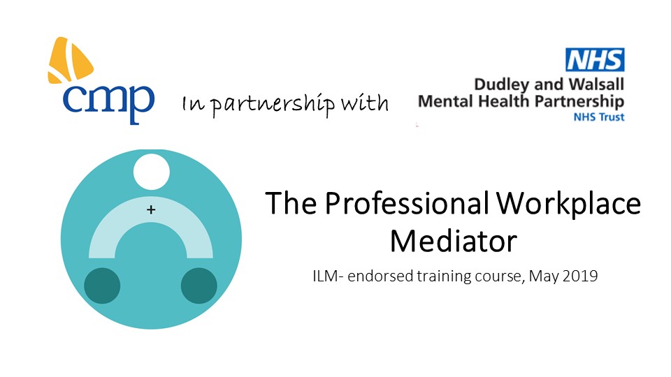Professional Workplace Mediator Course for NHS Professionals