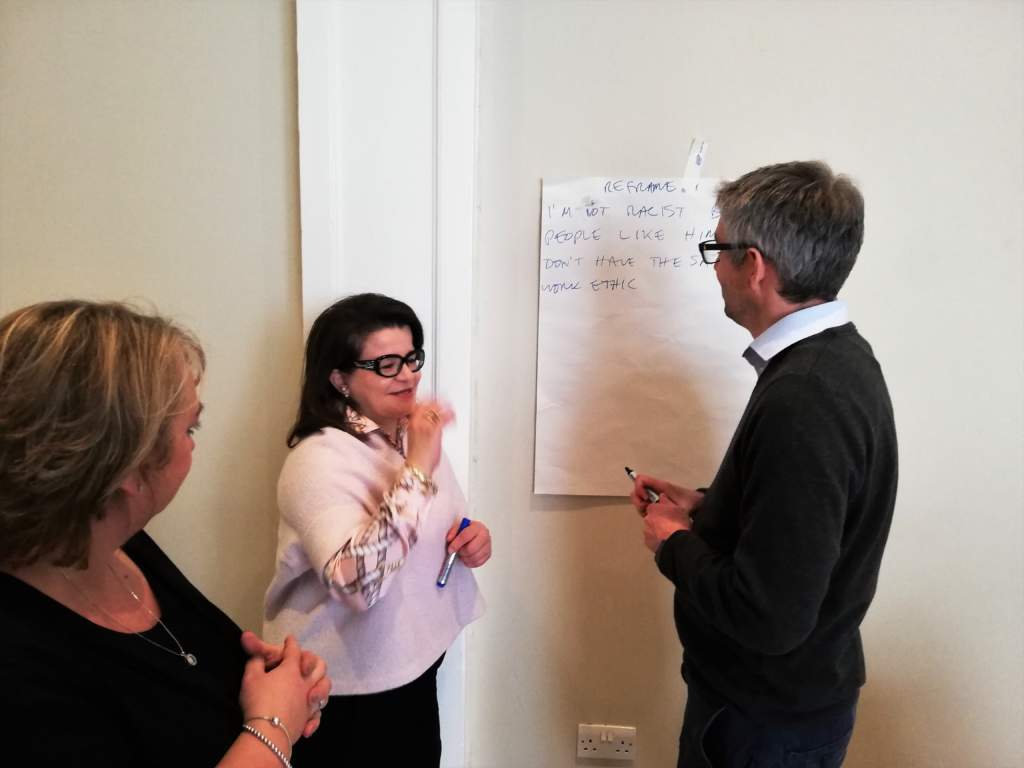 flip chart activities on our mediator course