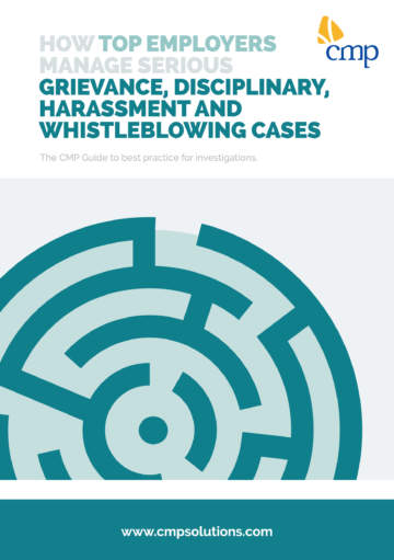 White Paper - How top employers manage serious grievance, disciplinary and harassment cases