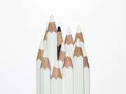 white and black pencils to represent racial discrimination